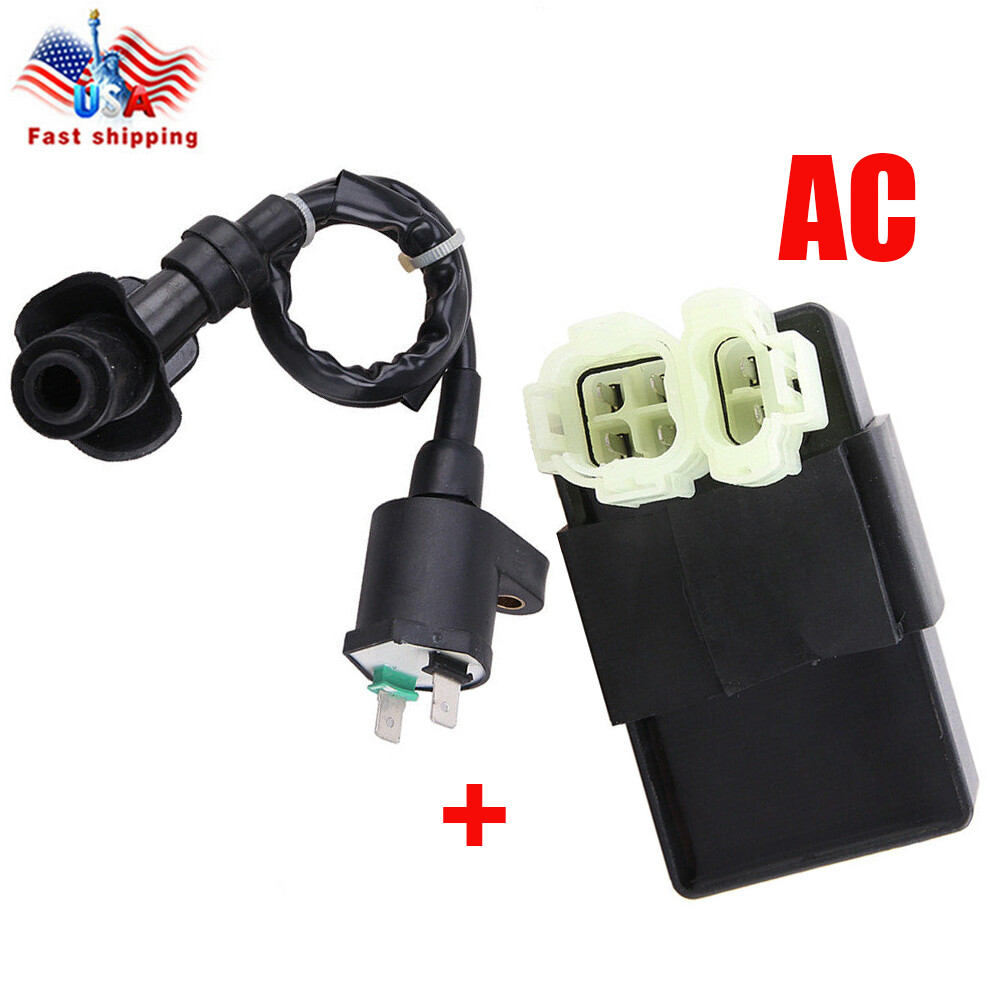 High Performance Go Karts GY6 IGNITION COIL + CDI BOX UNIT 50cc 125cc ...