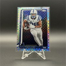 Topps 2022 Chrome Checkerboard Jonathan Taylor #130 Indianapolis Colts