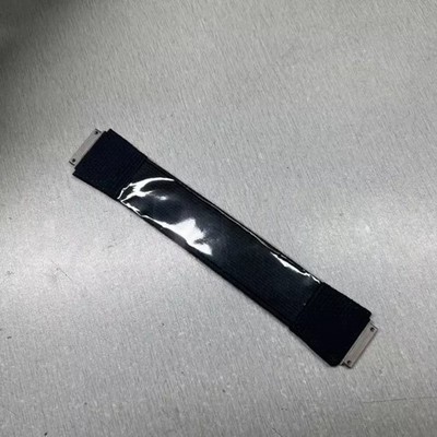 Replacement S Size Black Elastic Canvas Watch Strap Fits Richard Mille RM67 02