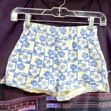 ZARA Surf Vibes Hawaiian Girls Sweat Shorts Size 9