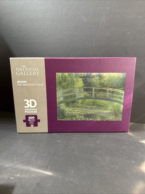 National Gallery 3D Lenticular Puzzle 500 Piece: The Water Lily Pond Monet