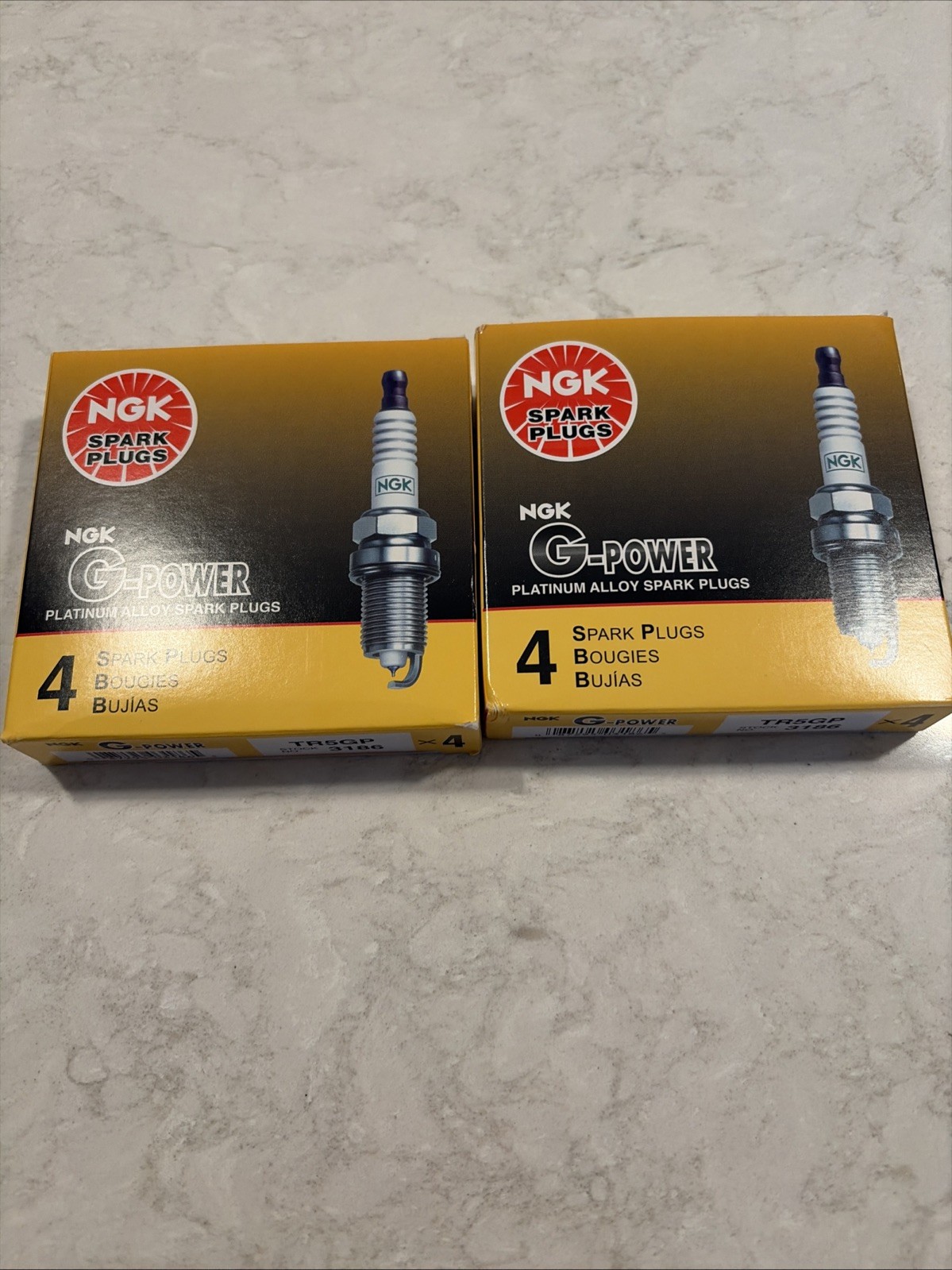 NGK Spark Plugs TR5GP Set of 8 Spark Plugs Genuine NGK Spark Plugs New Sealed