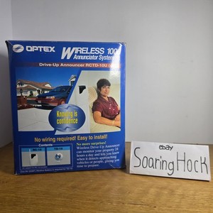 Optex RCTD-10U Wireless 1000 TD-10U Sensor + RC-10U Receiver Set