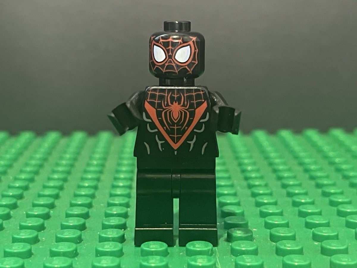 LEGO Miles Morales Minifigure sh0540 Spider-Man 76113 Marvel Super
