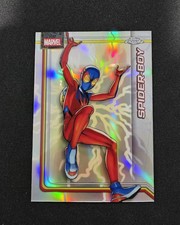 2026 Topps Chrome Marvel Comics #160 Spider-Boy Storm's Lightning Refractor