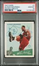 1997 FLEER GOUDEY GREATS GOUDEY GREATS #7 ALONZO MOURNING PSA 10