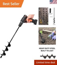 Auger Drill Bit for Planting 1.6x16.5inch Ext...