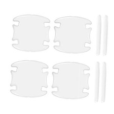 8PCS Car Door Handle Protector, Transparent Bumper Trim Guard Sticker,