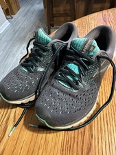 Brooks Glycerin 16 Women  s Gray/Teal Lace-Up Low Top Athletic Sneaker 120278