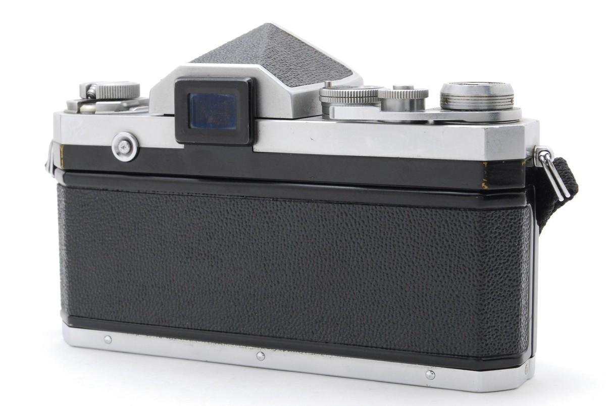 Near MINT] Nikon F Eye Level Silver 35mm Film Camera Body From