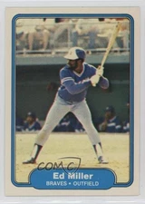 1982 Fleer Eddie Miller Ed Miller #441 1g62