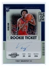 2021-22 Contenders Optic Rookie Ticket Silver Prizm Auto #123 Trey Murphy III RC