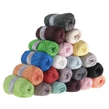 10 x 50g Strickgarn TEREZKA 100% Baumwolle Baumwollgarn Häkelgarn