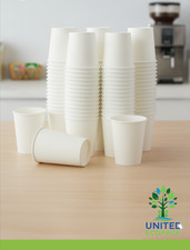 Disposable PAPER CUP SINGLE WALL 1000 pack-10 oz WHITE, Hot Tea Coffee Cups