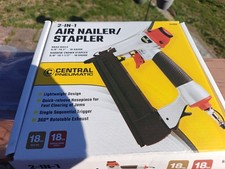Central Pneumatic 18 gauge 2-in-1 Air Nailer ...