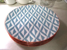 PIERS BLUE Salad Plates Better Homes & Gardens (Set of 4)  EXCELLENT