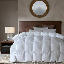 Goose Down Alternative Comforter All Season Duvet Twin-68x90 Solid White