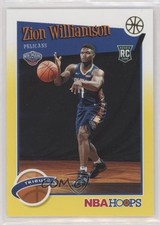 2019-20 Panini NBA Hoops Hoops Tribute Yellow Zion Williamson #296 0s0g