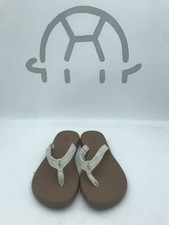 Flojos Women's Memory Foam Flip Flops Cream Strap Pick Size