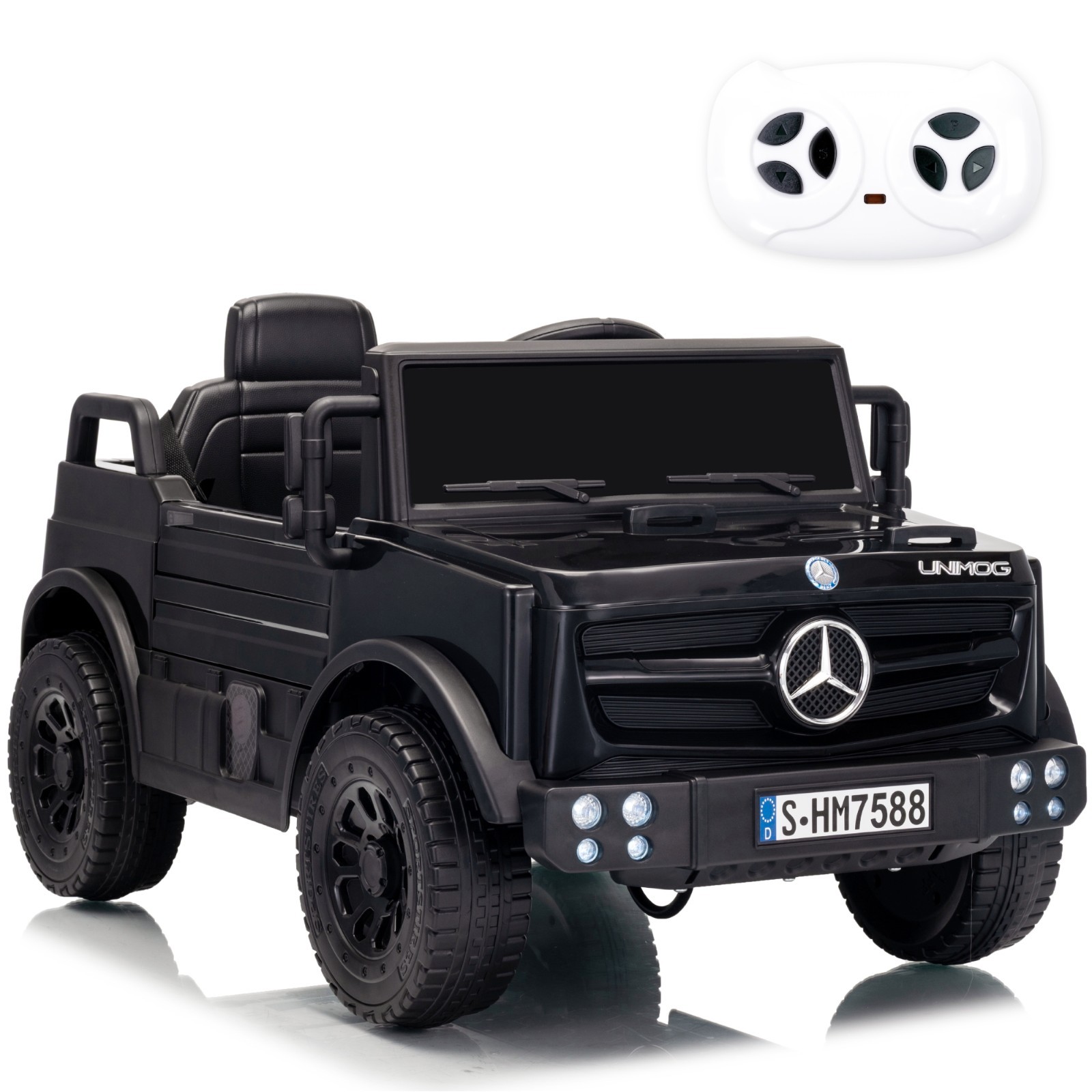 Mercedes-Benz Licensed 12V Kids Ride On Toy Car Power Wheels Truck w/ Remote MP3