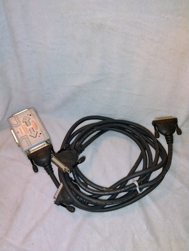 Belkin F1U123 Bitronics Data Switch 3 Parallel Port, 2 Cables Included! TESTED! - 第 1/4 張圖片