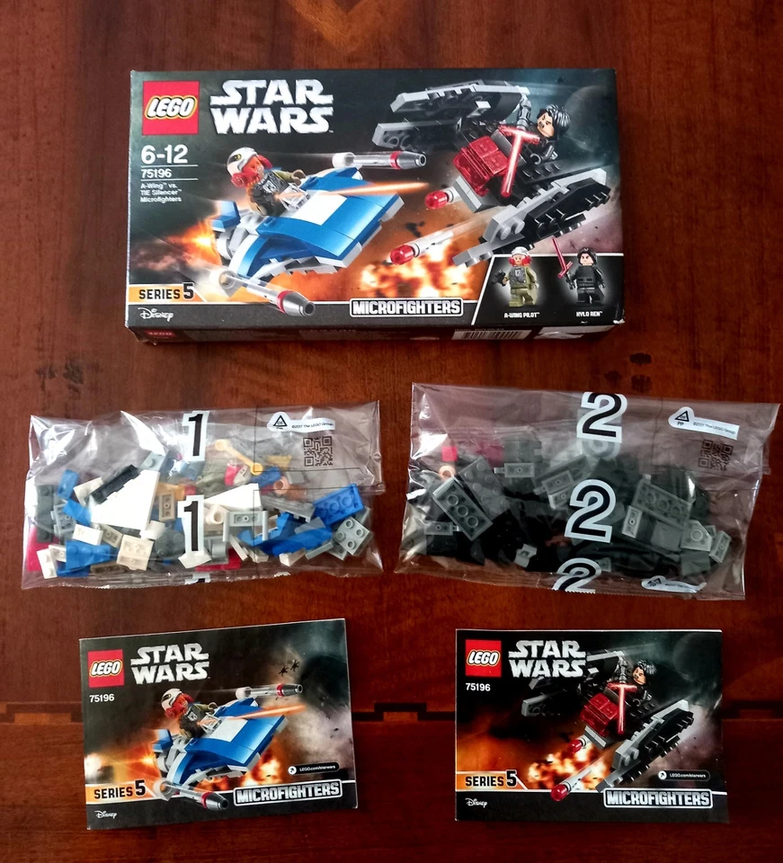 LEGO Star Wars 75196 A-Wing vs. TIE Silencer Microfighters, foto 3 di 3