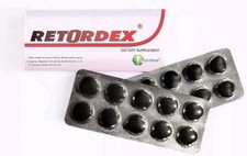Retordex Black Mens Supplement Rock Hard Strength ERECTION Stamina 200mg 10PK