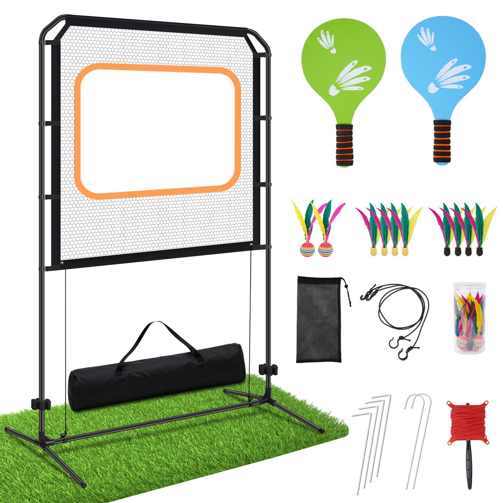 Portable Multi-Sport Paddle Set-Outdoor Family Games for Beach