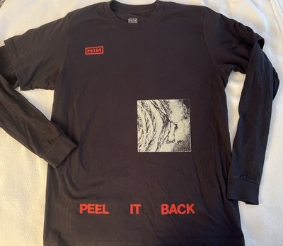 NINE INCH NAILS SHIRT L/S XL PEEL IT BACK TOUR 2025 LONG SLEEVE