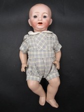 10" Antique German Bisque Hertel Schwab 3-2/0 Character Baby Toddler Doll