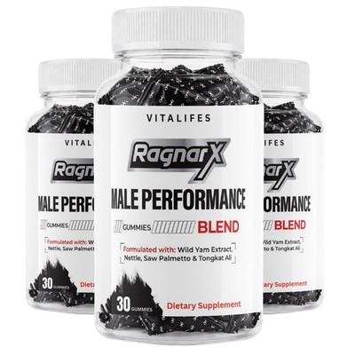 (3 Pack) RagnarX Male Gummys Advanced Formula Ragnar X Max Vitamin 30 Gummies