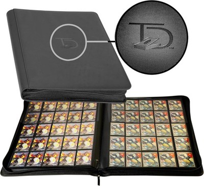 side load card binder Trading Card Binder 360 Pockets Trading Card Holder Book enhanced PU C –  Toytooth