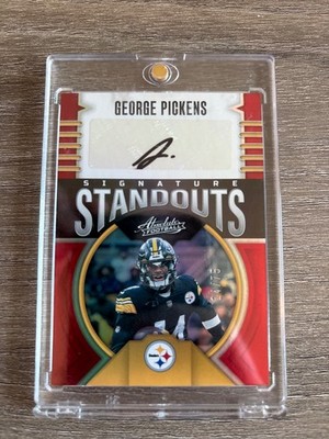 2023 Panini Absolute George Pickens Signature Standout Auto /75 Steelers # match