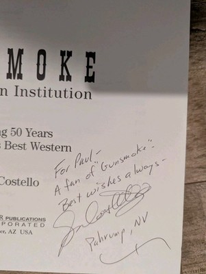 SIGNED Gunsmoke: An American Institution: Celebrating 50 Years of Television
