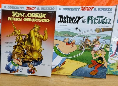 2er Set ASTERIX & OBELIX  #  34 & 35 * ungelesen Top Comic Sammlung * EA SC & PF