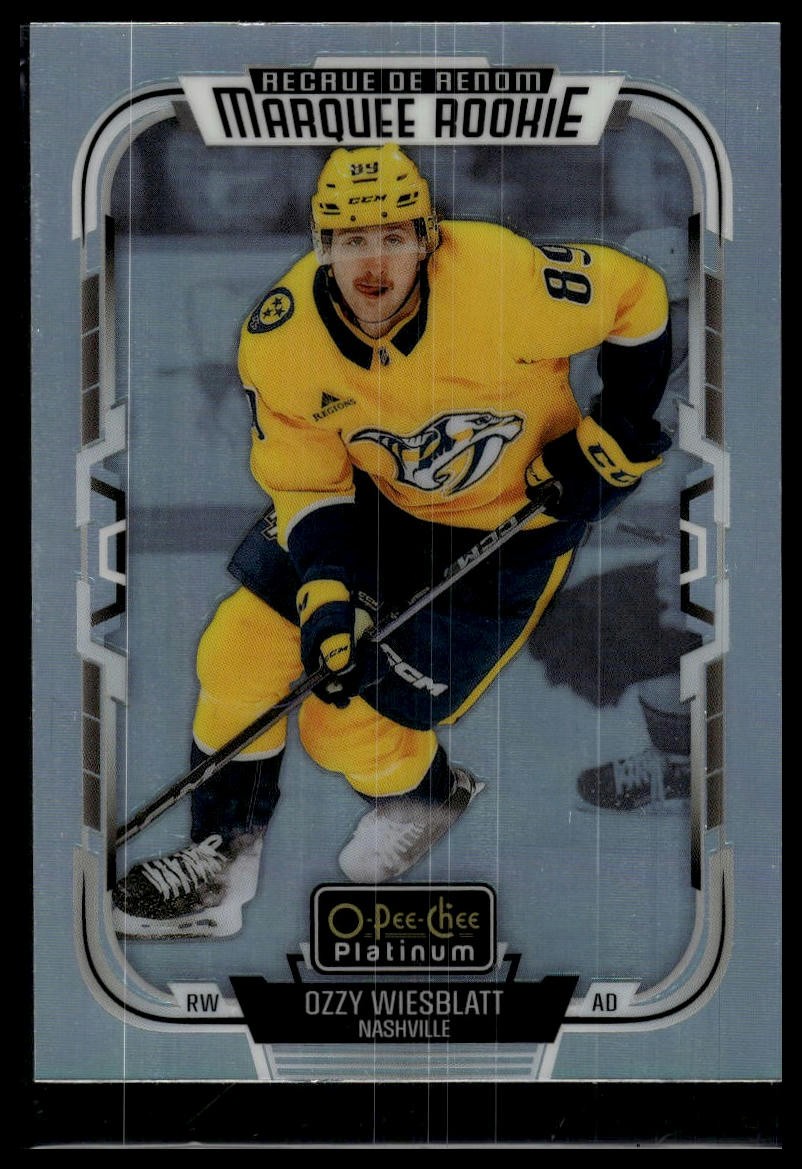 2025-26 O-Pee-Chee Platinum #235 Ozzy Wiesblatt Rainbow RC