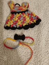 Lati Yellow BJD 16cm doll dress Crochet from Etsy