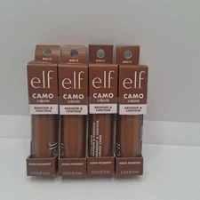 4 PACK Camo Liquid Bronzer & Contour, Silky Highly Pigmented Formula, Creates a