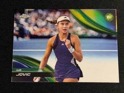 2025 Topps Chrome Tennis IVA JOVIC Refractor RC #208 USA WTA