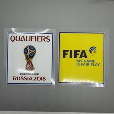2018 FIFA World Cup qualifiers Soccer Football Patch Set Badge Player Issue Size