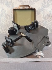 Vintage Elliott Bros London Bakelite Sextant in Original Case | British Maritime