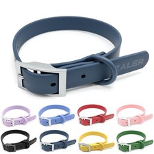 Waterproof Dog Collar Adjustable Odor Proof Dog Collars Easy to Clean Soft Co...