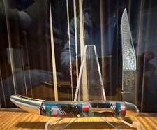 Fight’n Rooster Tennessee 1994• 1 Of 300 “Prototype” •Lg Toothpick Knife•Germany