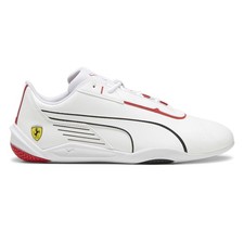 PUMA Scuderia Ferrari R Cat Machina Lace Up Mens White Sneakers Casual Shoes 30