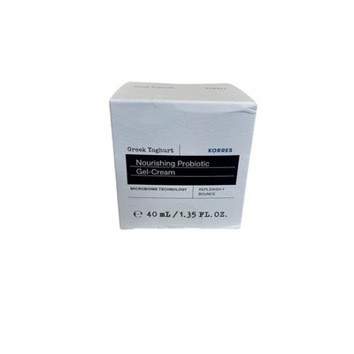 Korres Greek Yoghurt Nourishing Probiotic Gel-Cream Microbiome 40ml 1.35 oz NIB