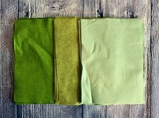 Premium Wool Felt Sheets 20 Pack - 9  x 12" - Shades Of Green