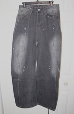 NWT ACNE STUDIOS Jeans 30/32 100 Original CN170/80A B00374 Italy black, paint