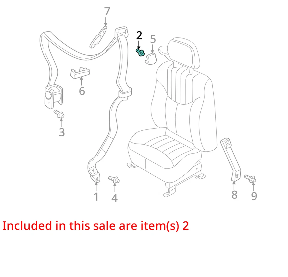 SE ADAPTA A PONTIAC OLDSMOBILE GRAND AM ALERO 1999-2005 TORNILLO DE PERNO 11589005 - NUEVO OEM Foto 2 de 3