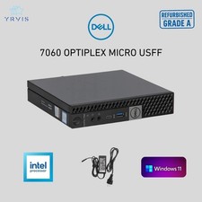 DELL 7060 MINI INTEL RAM 8/16/32 Go SSD 256/512/1000 WIN 11 PRO RECONDITIONNÉ