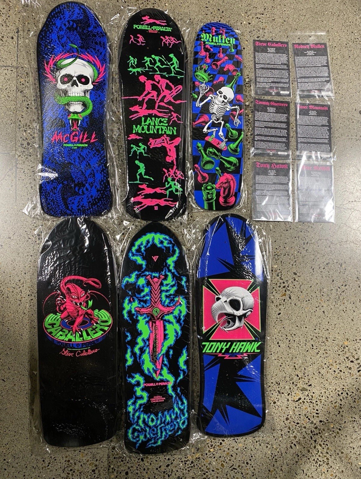 Powell Peralta Bones Brigade 14 Black Light Series Skateboar